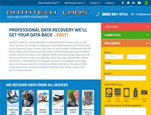 Tablet Screenshot of datatechlab.com